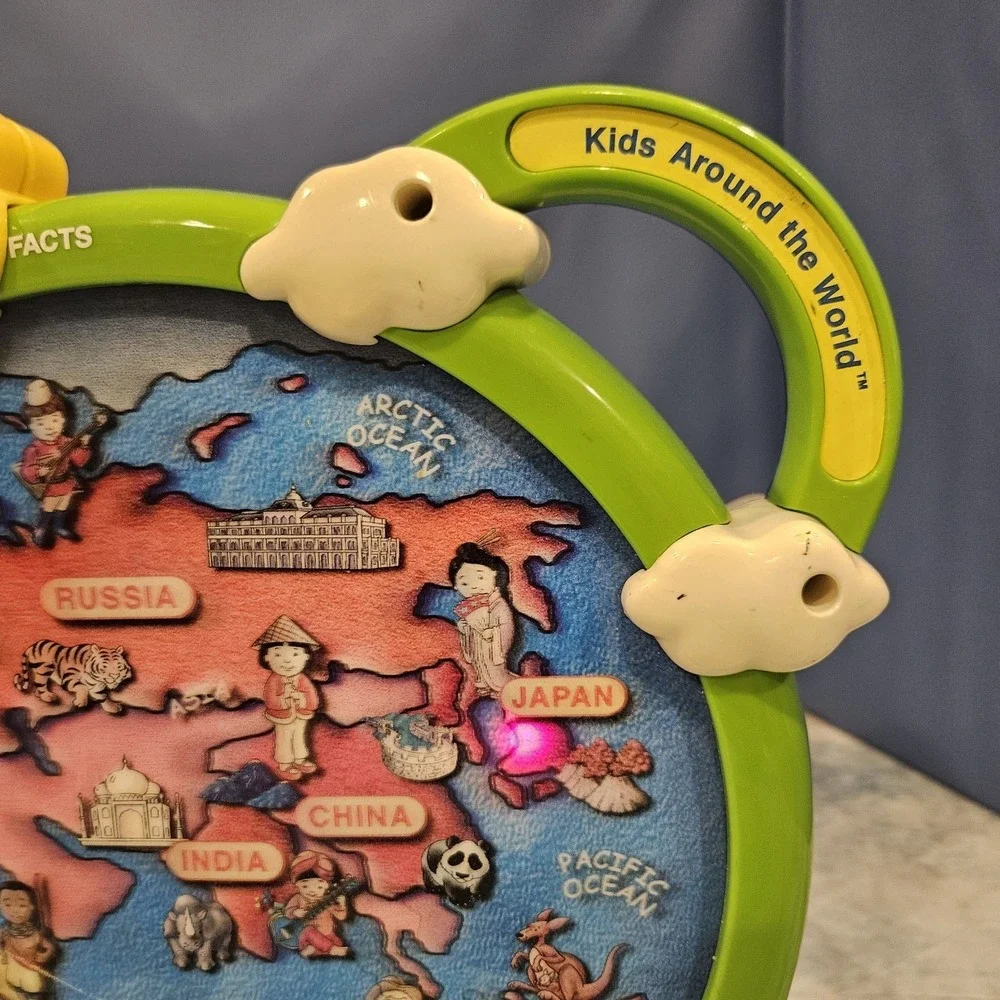 Mattel Kids Around The World See 'N Say Touchscreen Learning Toy 2000‎ WORKING